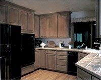 Kitchen before Tubular Skylight